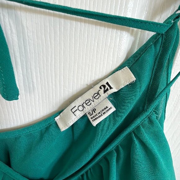 Sz small forever 21 teal top - Picture 4 of 4